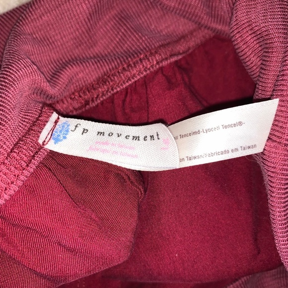 Free People Movement Chica Lyrical Flow Pant Berry L - Picture 9 of 15